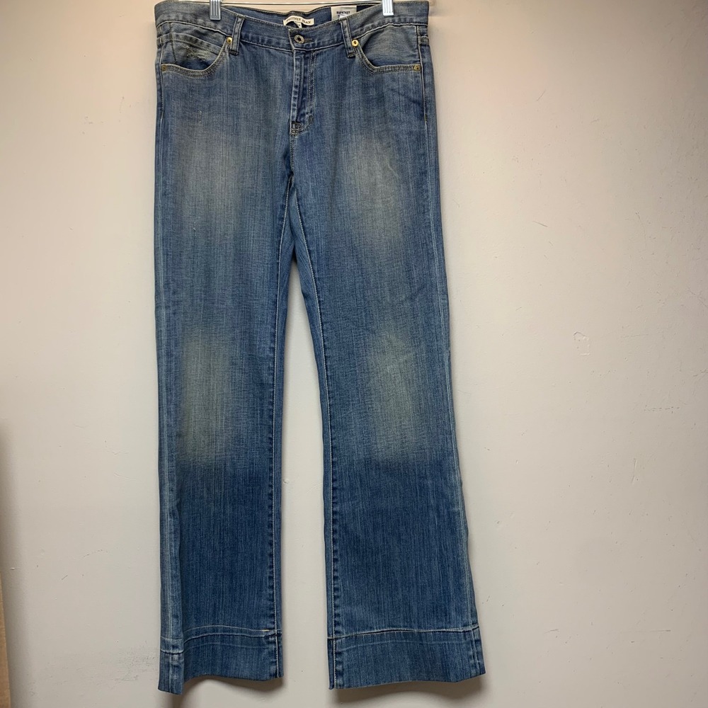 Polo Jeans Co Whitney Jeans Womens 10 30 Blue Excellent Wide Leg Stretch RL67